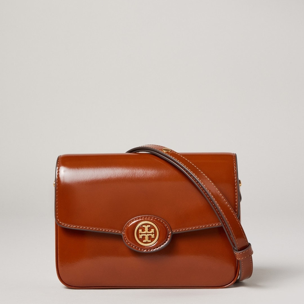 Tory Burch Robinson Patent Leather Bag